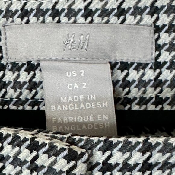 H&M Houndstooth Slacks Women's Size 2 - Picture 6 of 15